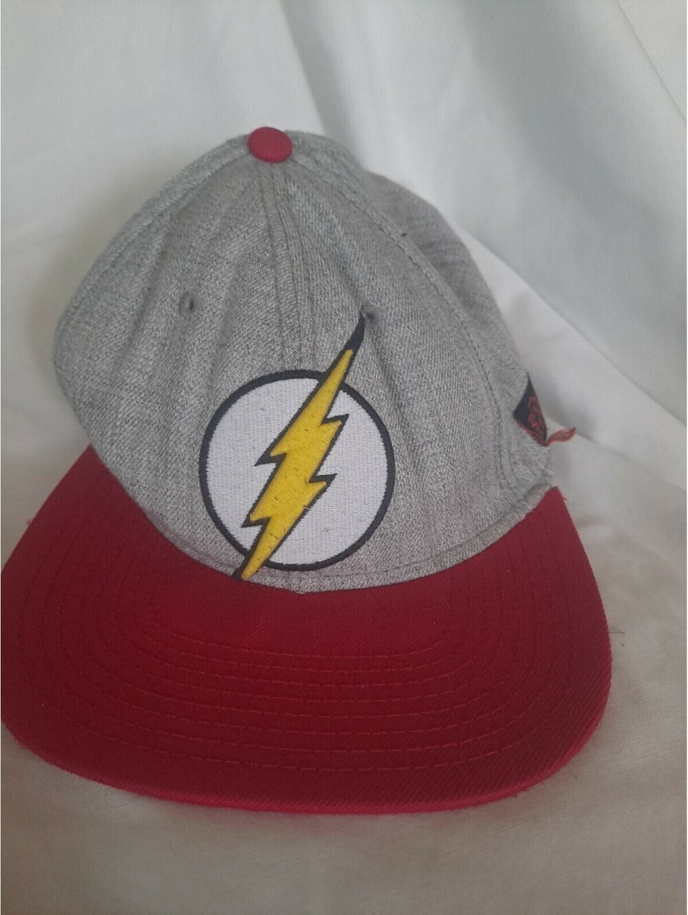 DC Comics Originals The Flash Logo Embroidered Snapback Hat Cap